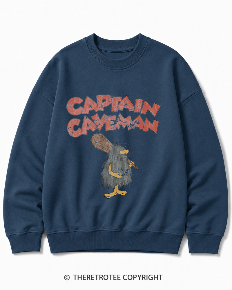 TheRetroTee 1970s Stone Hero Cotton Sweatshirt