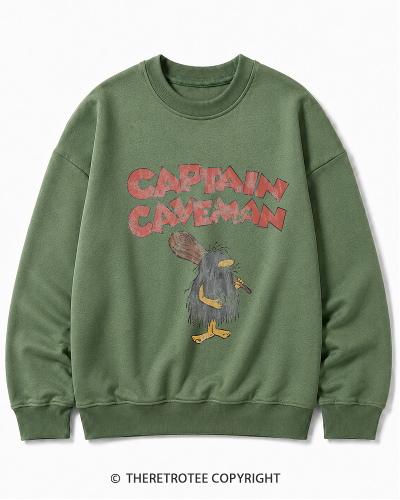 TheRetroTee 1970s Stone Hero Cotton Sweatshirt