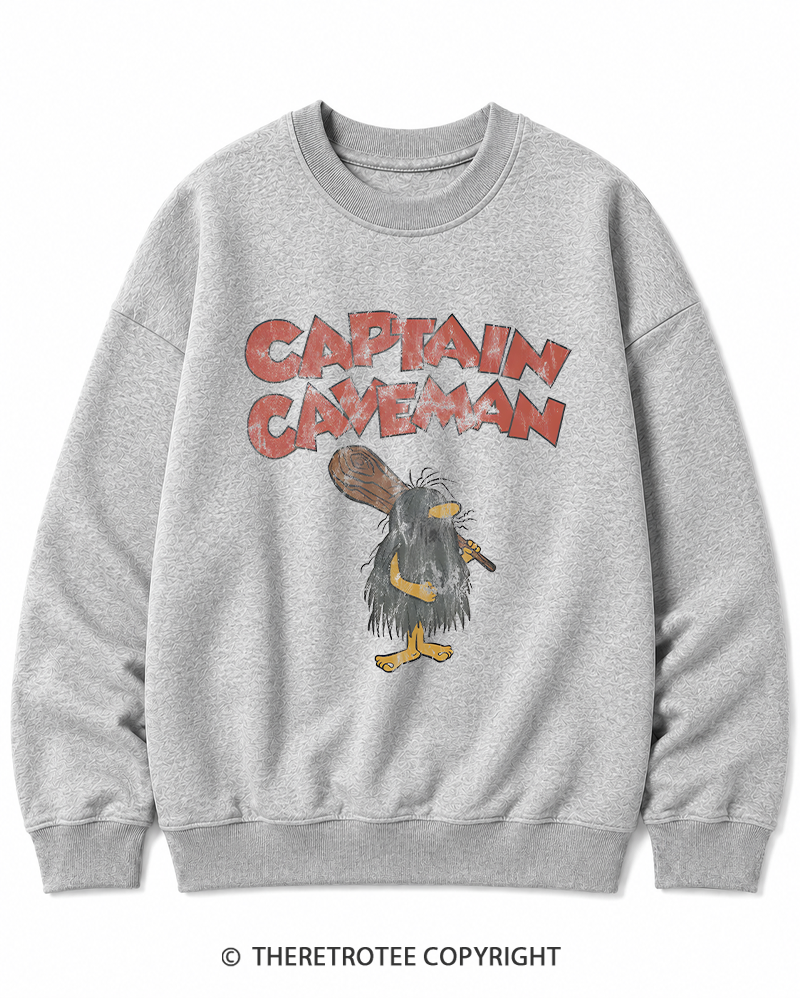 TheRetroTee 1970s Stone Hero Cotton Sweatshirt
