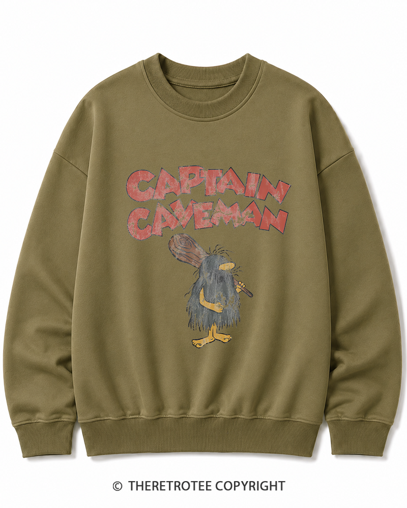TheRetroTee 1970s Stone Hero Cotton Sweatshirt