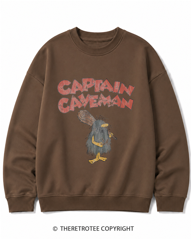 TheRetroTee 1970s Stone Hero Cotton Sweatshirt