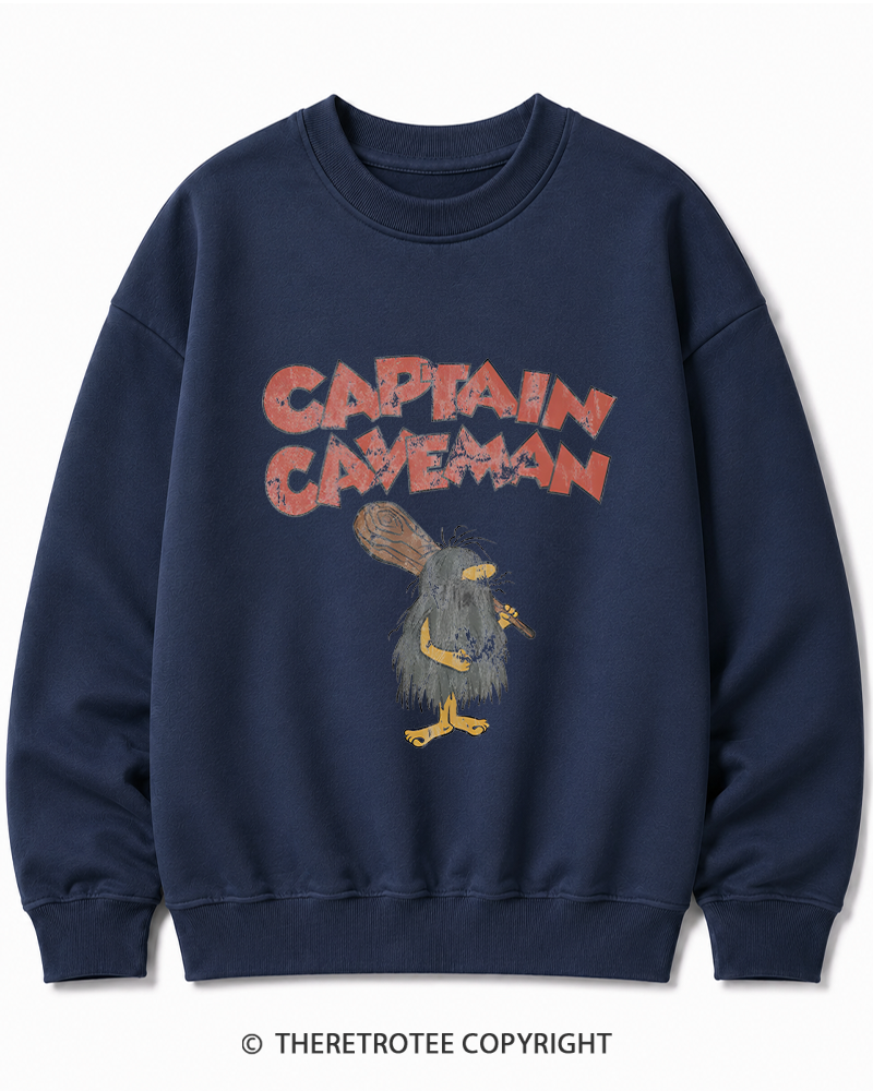 TheRetroTee 1970s Stone Hero Cotton Sweatshirt