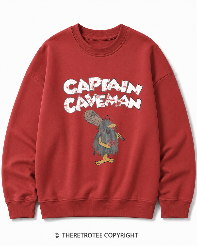 TheRetroTee 1970s Stone Hero Cotton Sweatshirt