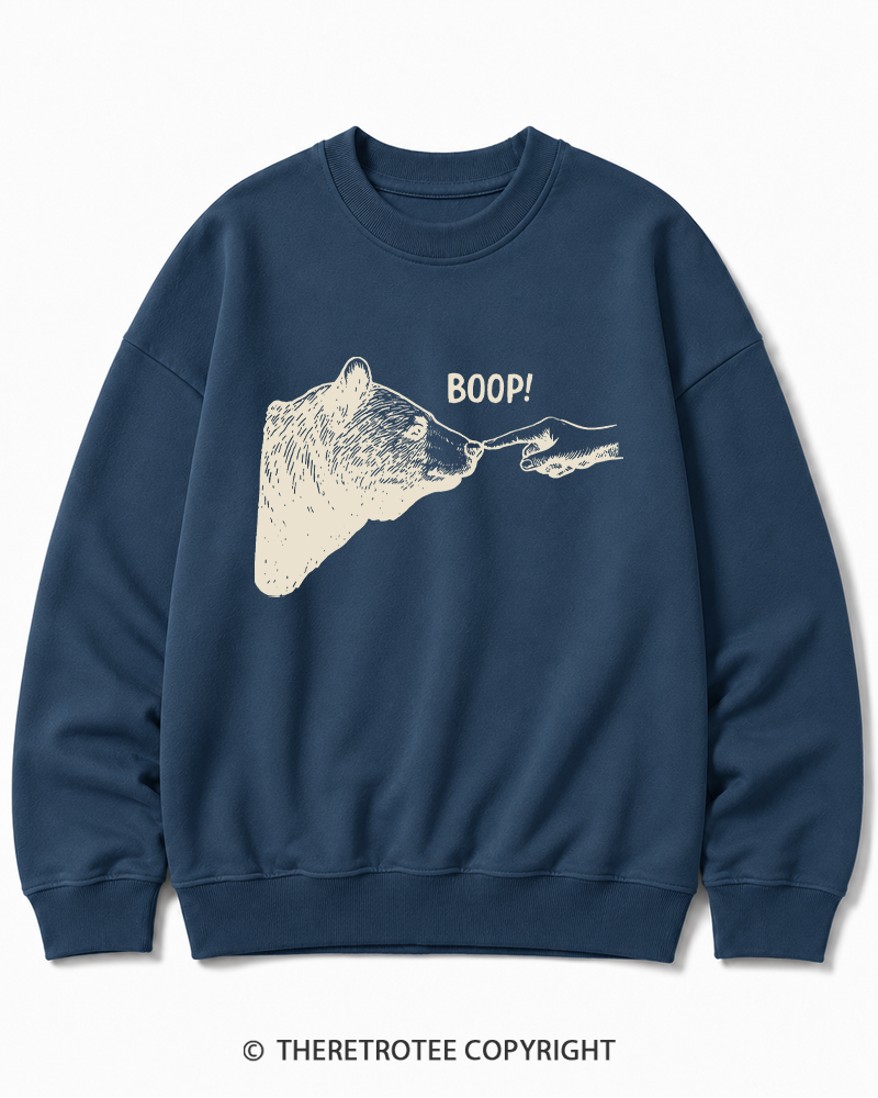 TheRetroTee Boop 1990s Cotton Sweatshirt