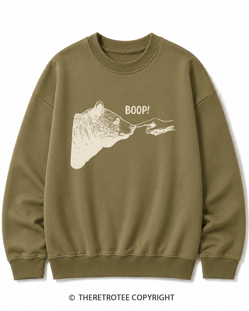 TheRetroTee Boop 1990s Cotton Sweatshirt