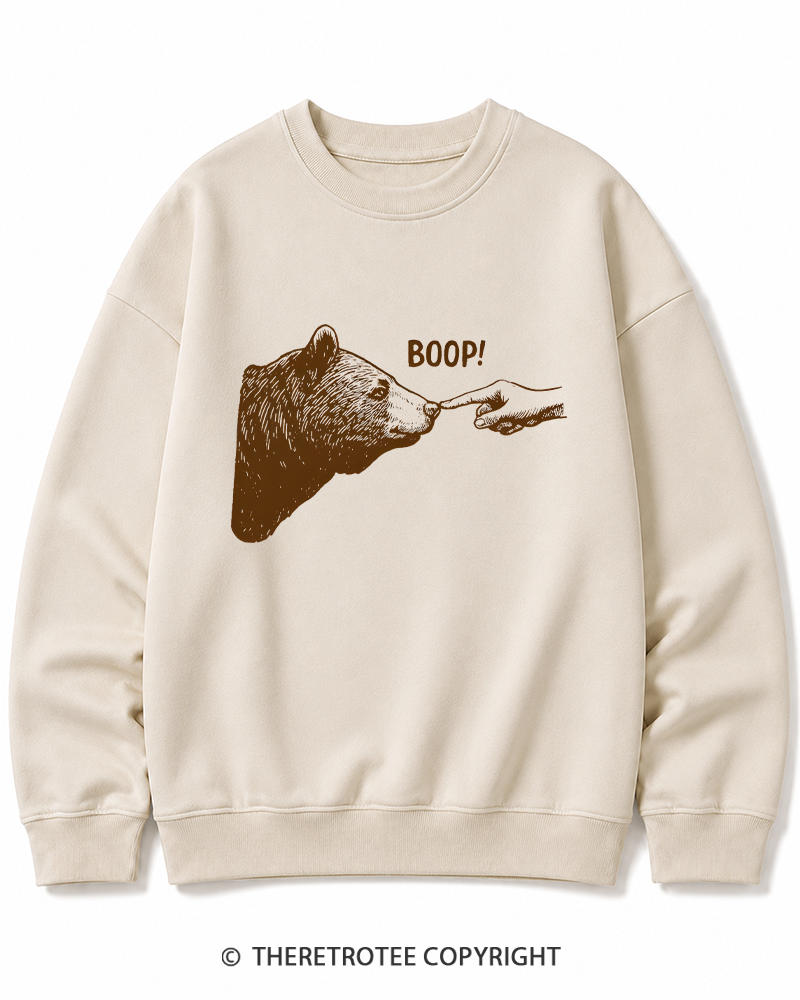 TheRetroTee Boop 1990s Cotton Sweatshirt