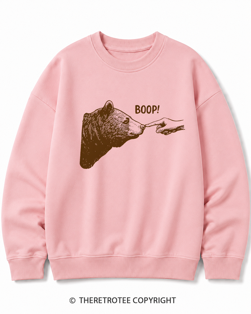 TheRetroTee Boop 1990s Cotton Sweatshirt