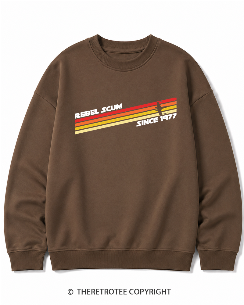 TheRetroTee  1977 Classic Stripes Since 1970s Cotton Sweatshirt