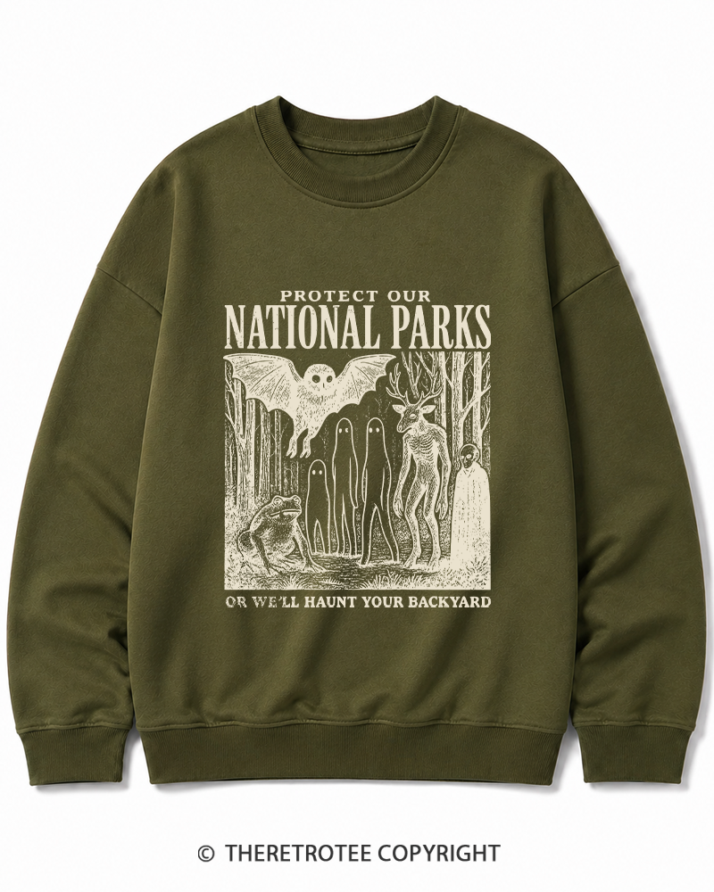 TheRetroTee Mothman 1970s Cotton Sweatshirt