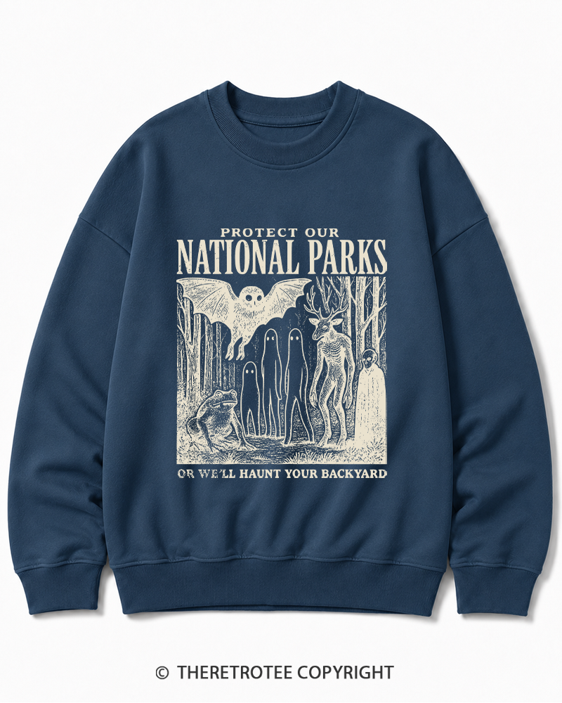 TheRetroTee Mothman 1970s Cotton Sweatshirt