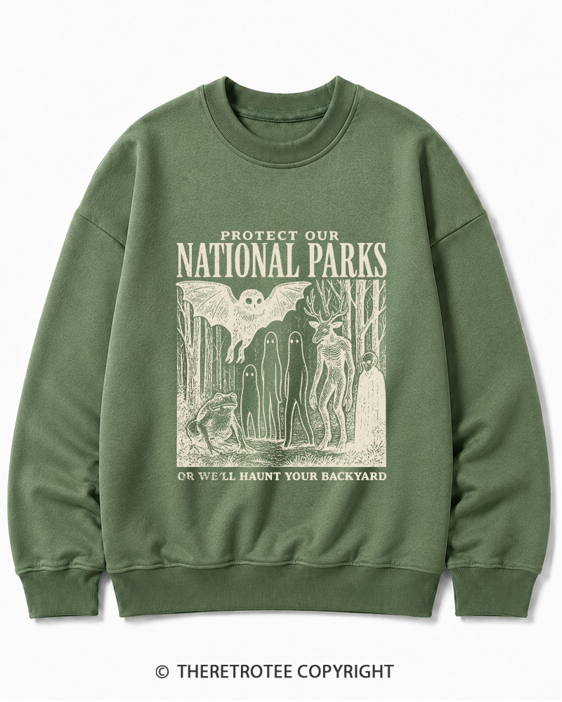 TheRetroTee Mothman 1970s Cotton Sweatshirt