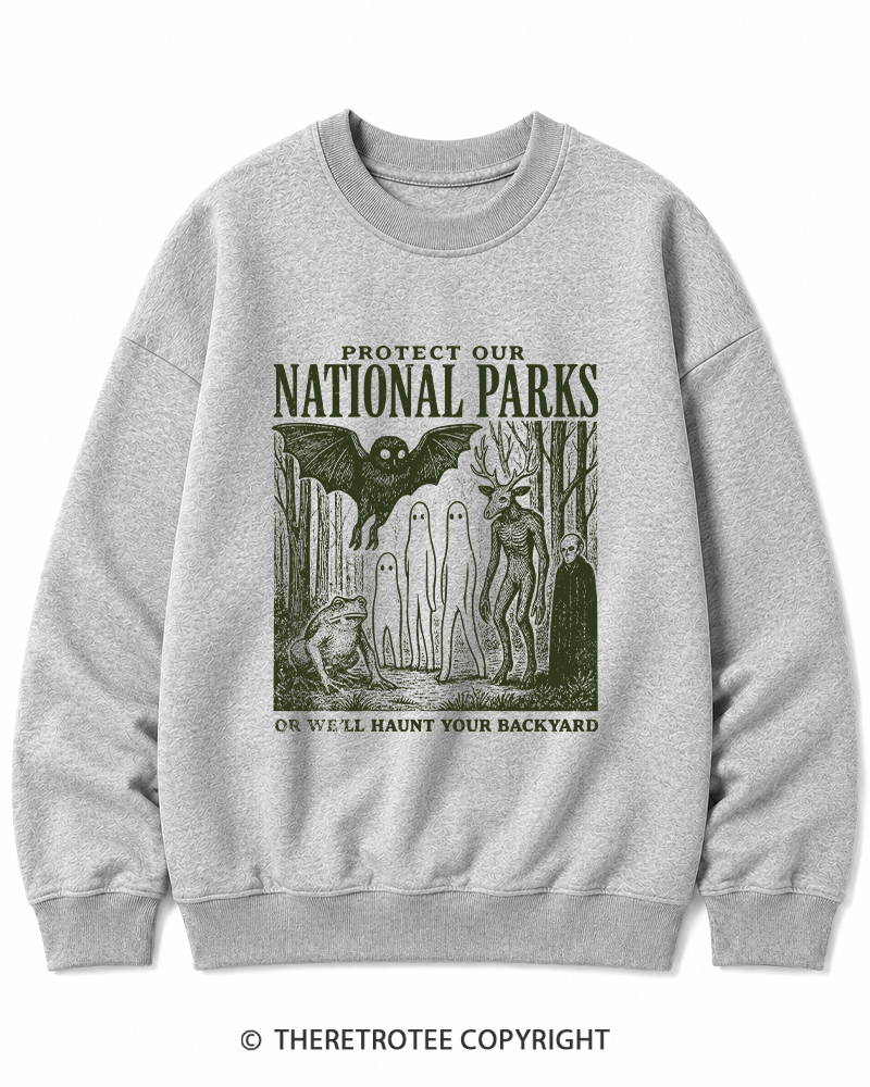 TheRetroTee Mothman 1970s Cotton Sweatshirt