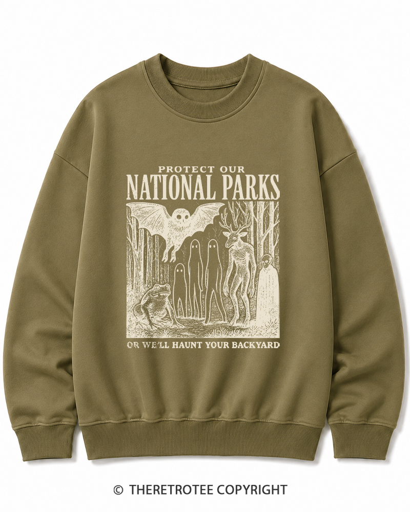 TheRetroTee Mothman 1970s Cotton Sweatshirt