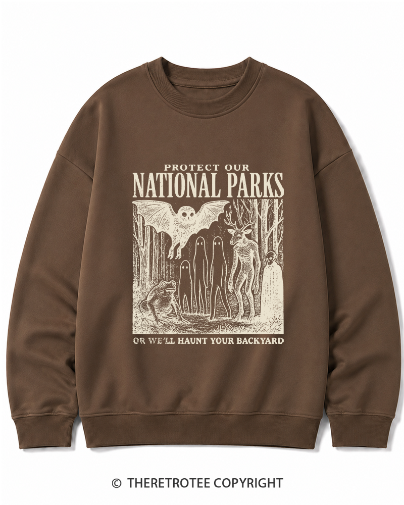 TheRetroTee Mothman 1970s Cotton Sweatshirt