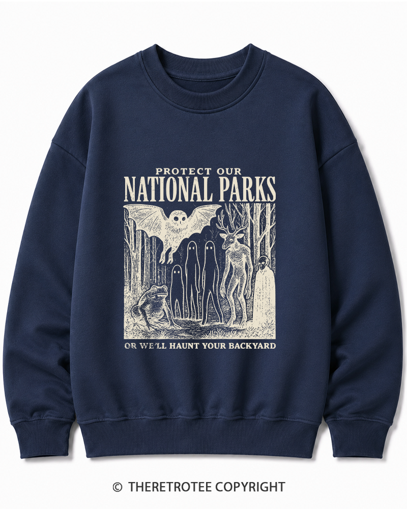 TheRetroTee Mothman 1970s Cotton Sweatshirt