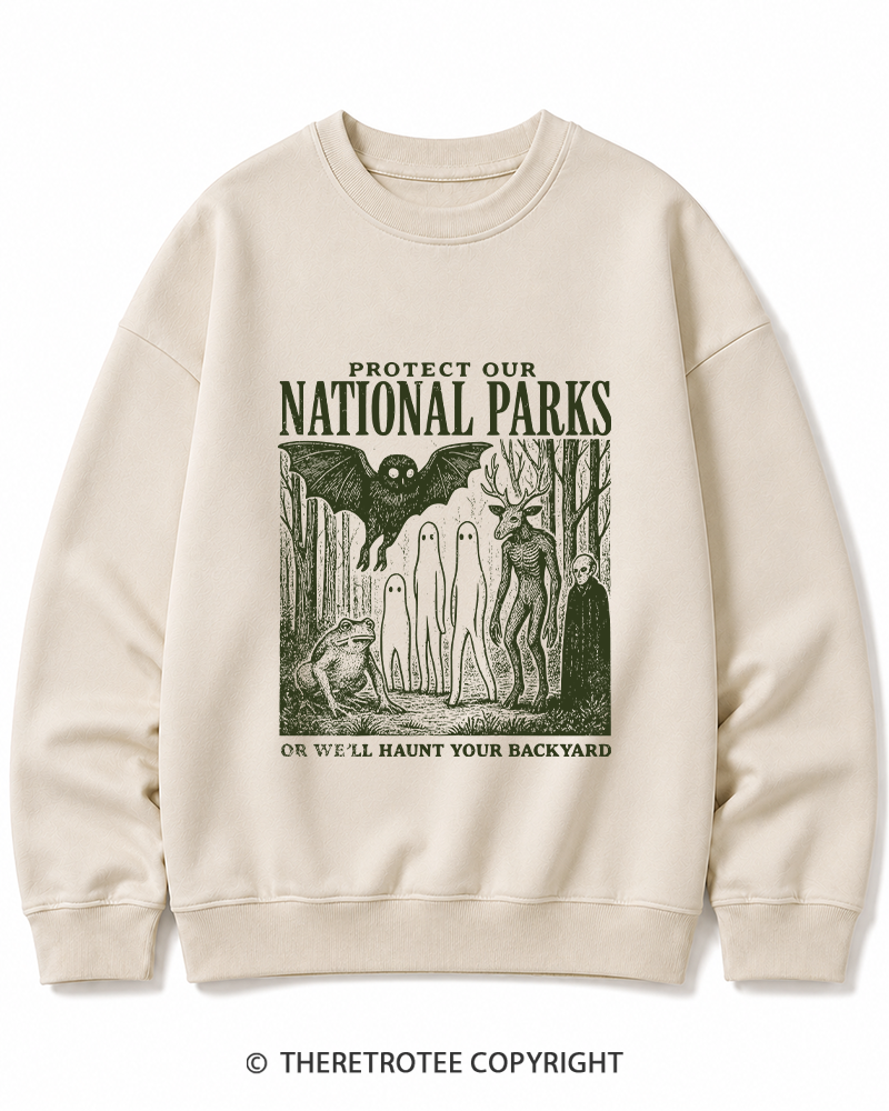 TheRetroTee Mothman 1970s Cotton Sweatshirt