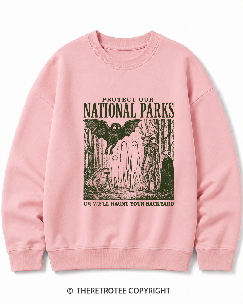 TheRetroTee Mothman 1970s Cotton Sweatshirt
