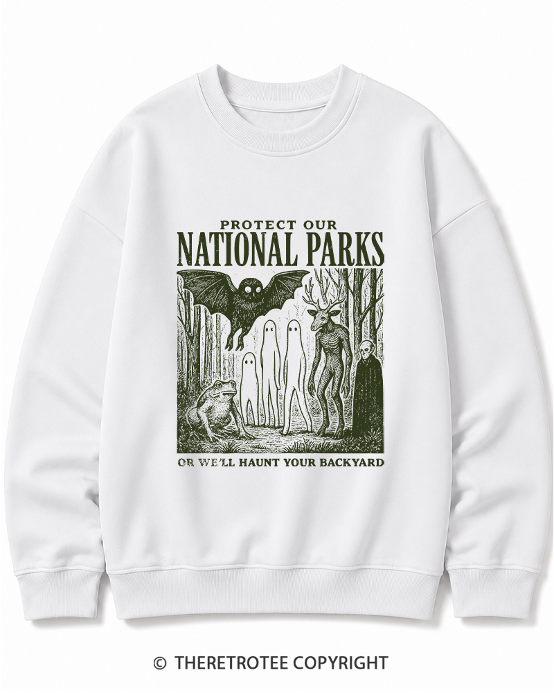 TheRetroTee Mothman 1970s Cotton Sweatshirt