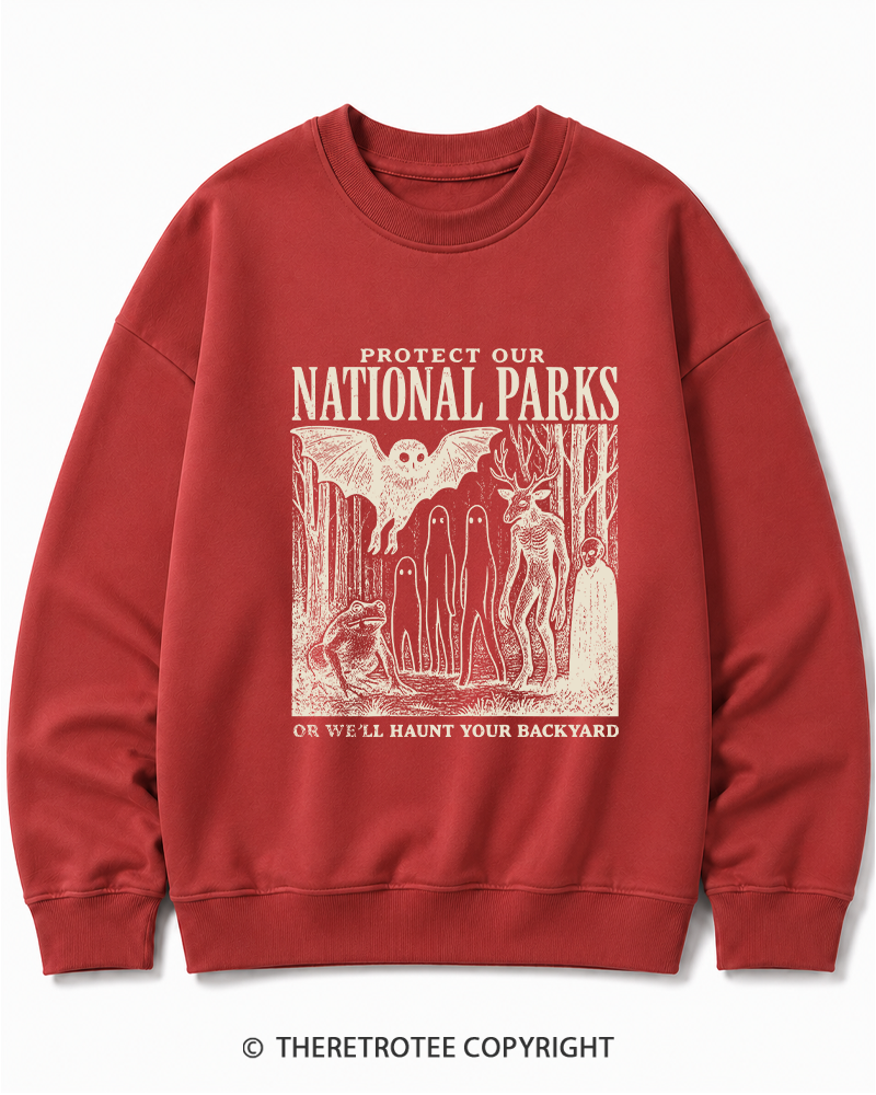 TheRetroTee Mothman 1970s Cotton Sweatshirt