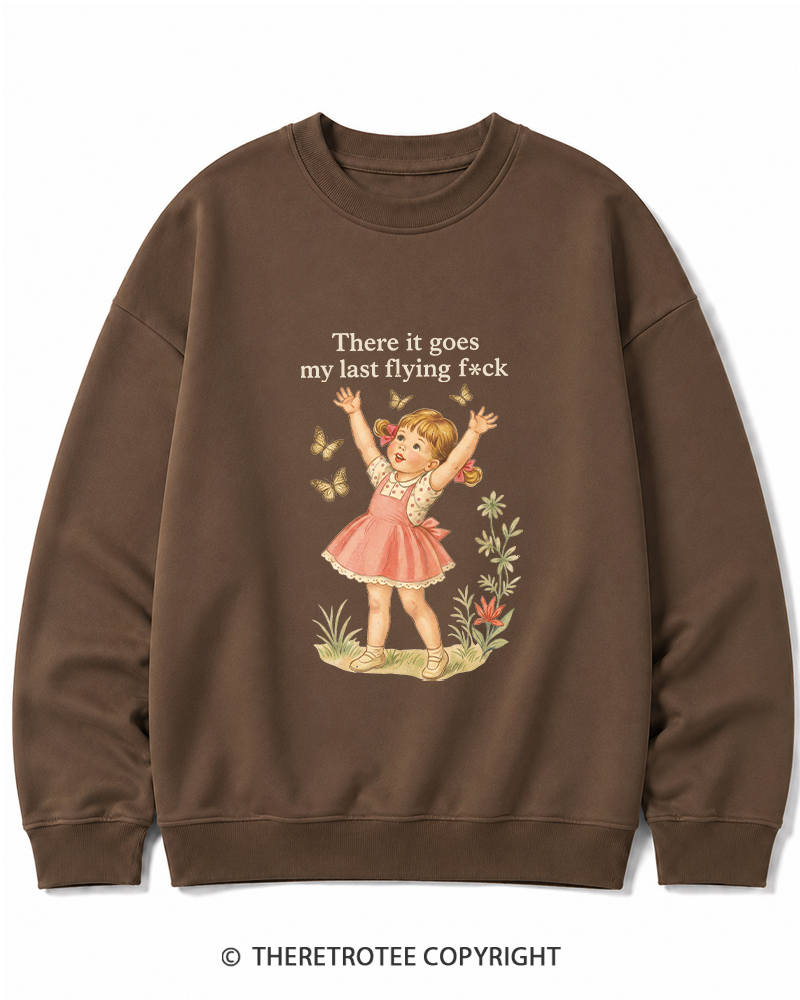 TheRetroTee There It Goes My Last Flying Fck 1950s Cotton Sweatshirt