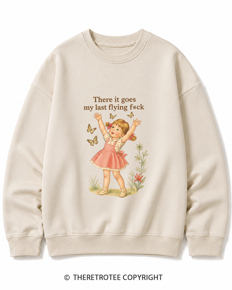 TheRetroTee There It Goes My Last Flying Fck 1950s Cotton Sweatshirt