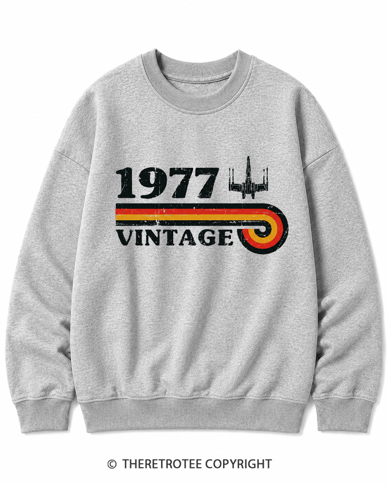 TheRetroTee 1977 Vintage Wing Cotton Sweatshirt