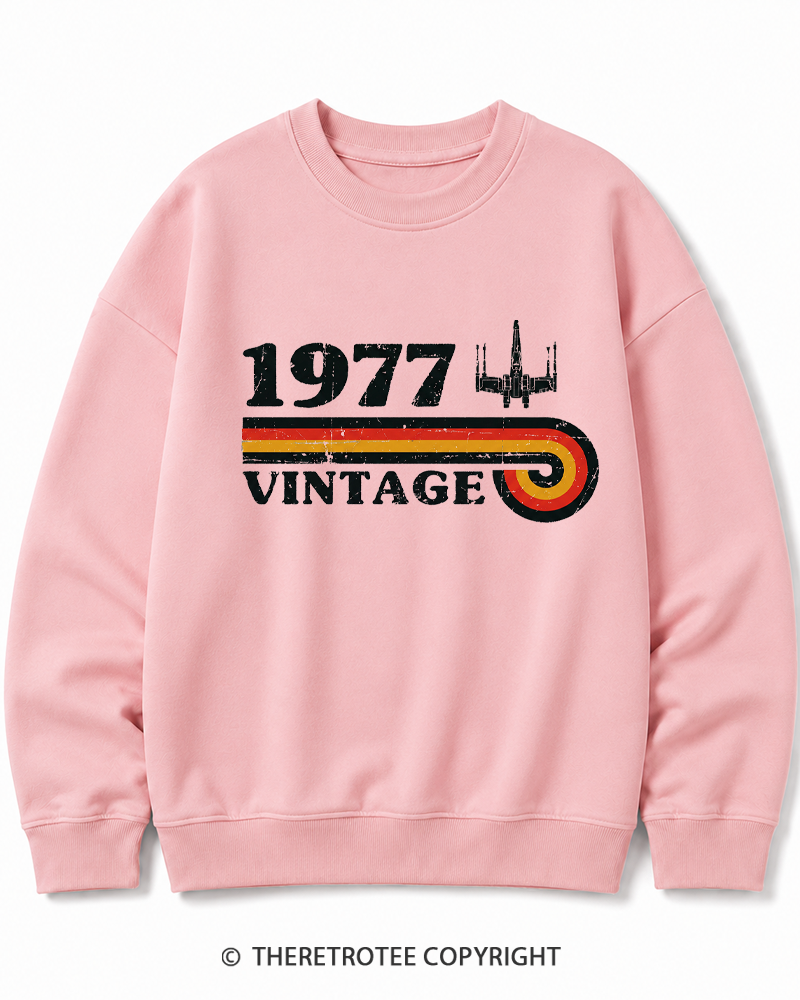 TheRetroTee 1977 Vintage Wing Cotton Sweatshirt