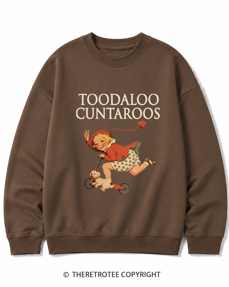 TheRetroTee Toodaloo Cuntaroos 1950s Cotton Sweatshirt