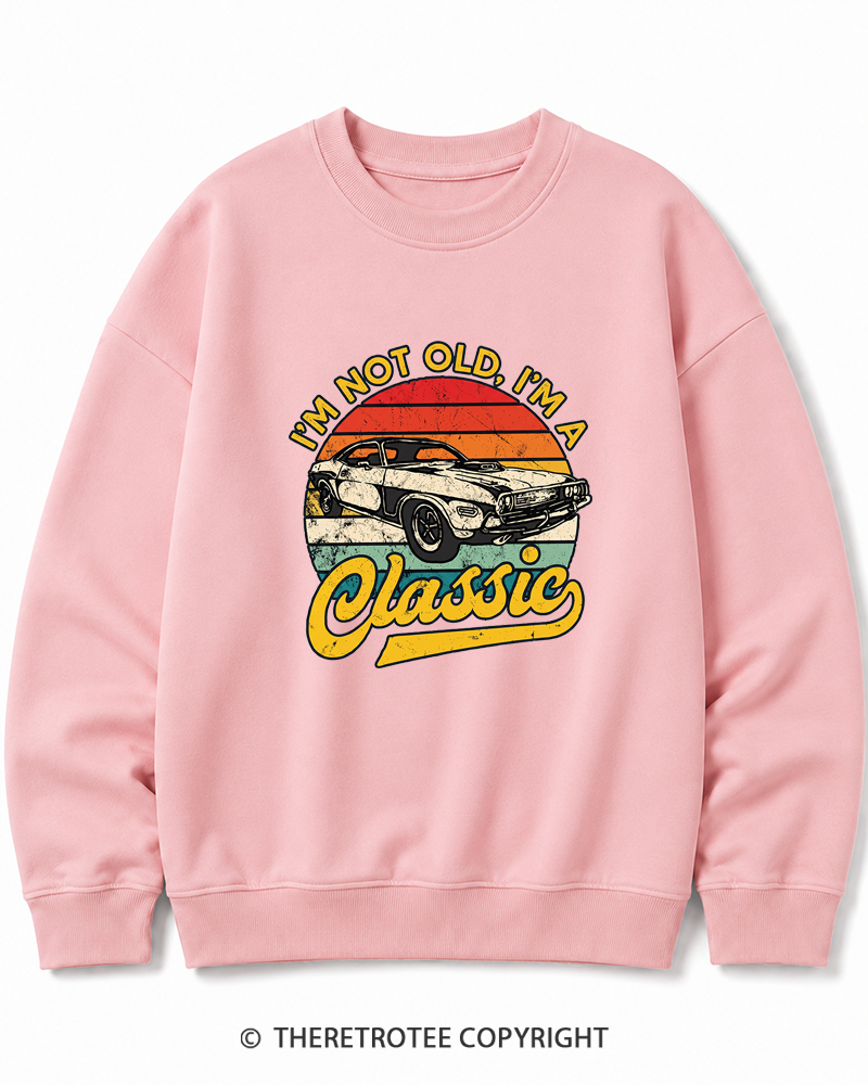TheRetroTee I'm Not Old I'm A Classic 1970s Cotton Sweatshirt