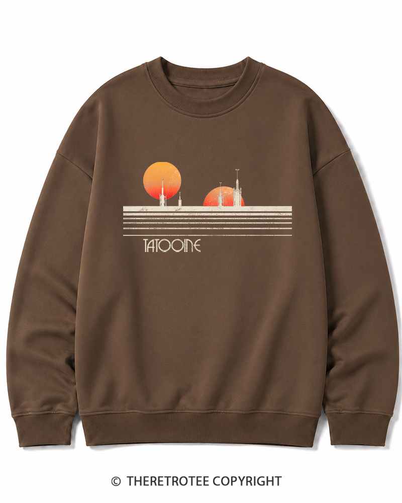 TheRetroTee Galaxy 1980s Cotton Sweatshirt