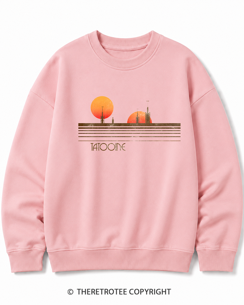 TheRetroTee Galaxy 1980s Cotton Sweatshirt