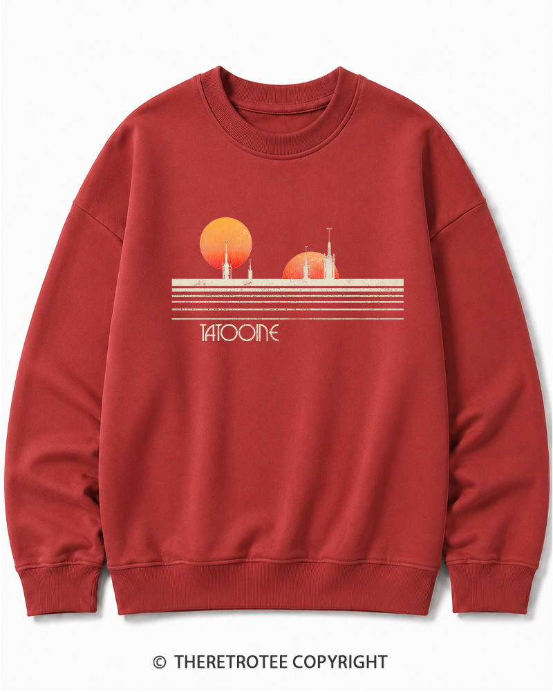 TheRetroTee Galaxy 1980s Cotton Sweatshirt