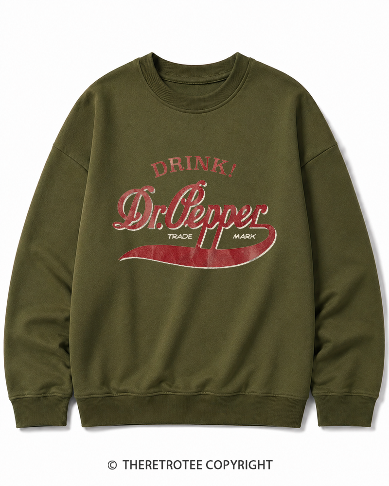 TheRetroTee 1970s Retro Soda Brand Inspired Cotton Sweatshirt