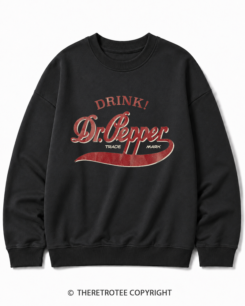TheRetroTee 1970s Retro Soda Brand Inspired Cotton Sweatshirt