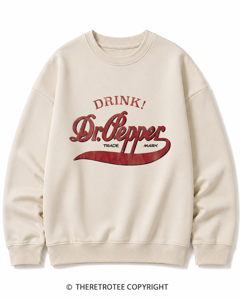 TheRetroTee 1970s Retro Soda Brand Inspired Cotton Sweatshirt
