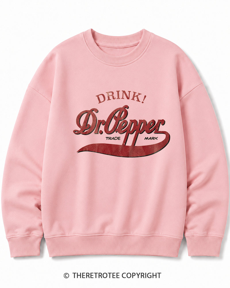 TheRetroTee 1970s Retro Soda Brand Inspired Cotton Sweatshirt