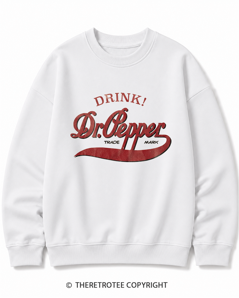 TheRetroTee 1970s Retro Soda Brand Inspired Cotton Sweatshirt