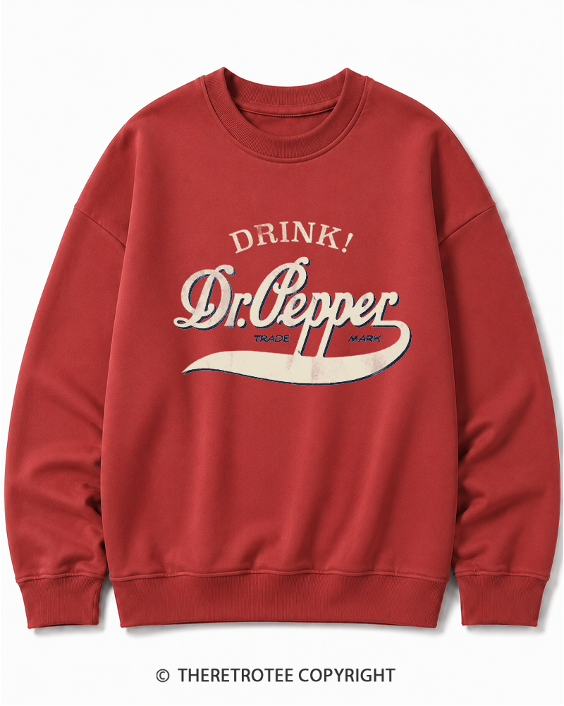 TheRetroTee 1970s Retro Soda Brand Inspired Cotton Sweatshirt