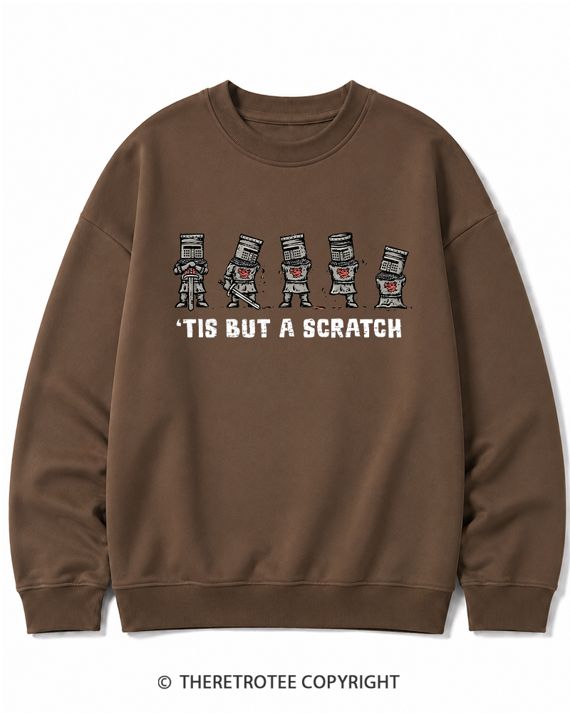 TheRetroTee Tis But A Scratch 1970s Cotton Sweatshirt