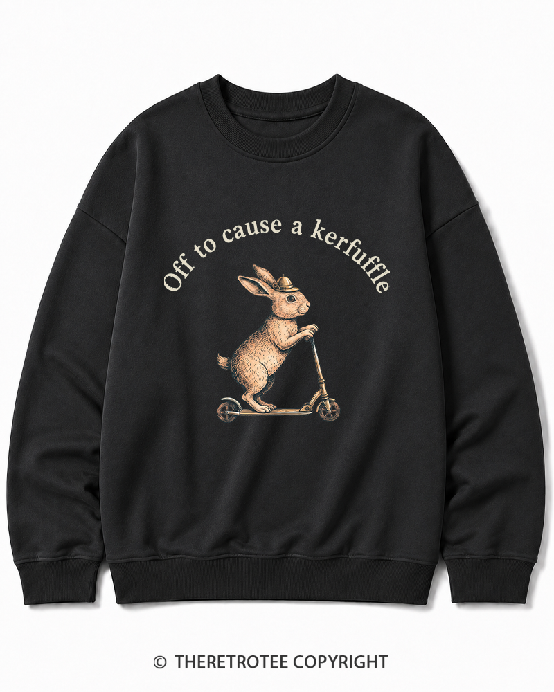 TheRetroTee Off To Cause A Kerfuffle 1950s Cotton Sweatshirt
