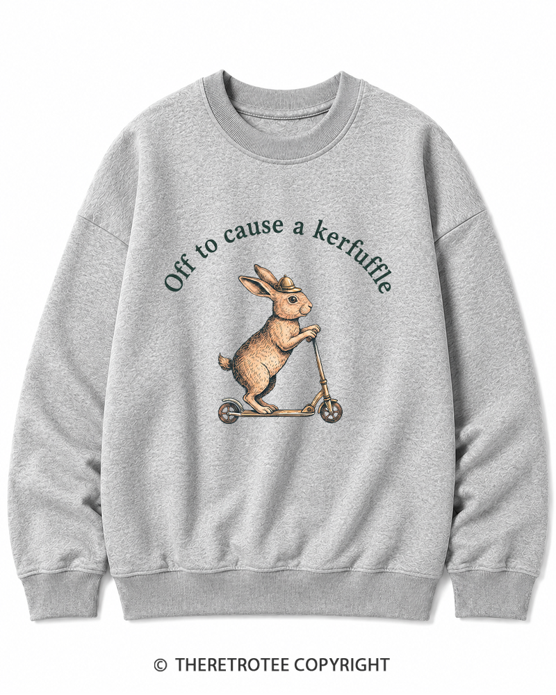 TheRetroTee Off To Cause A Kerfuffle 1950s Cotton Sweatshirt