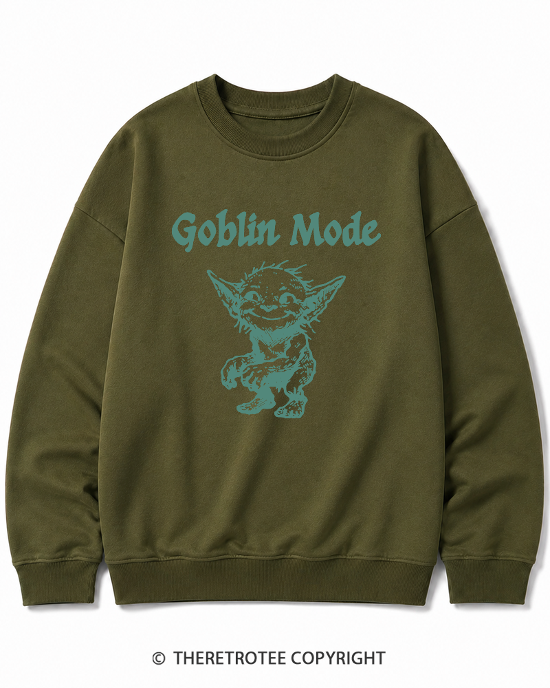 TheRetroTee Goblin Mode Cotton Sweatshirt