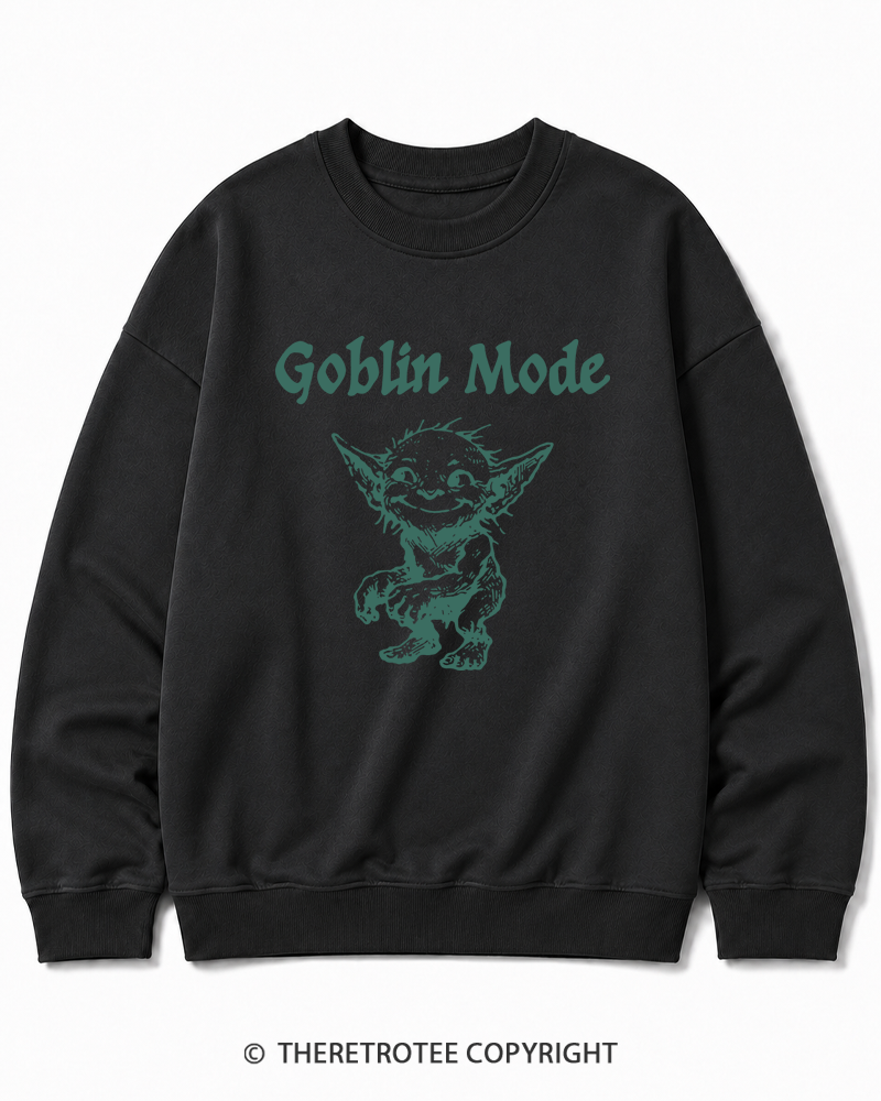 TheRetroTee Goblin Mode Cotton Sweatshirt