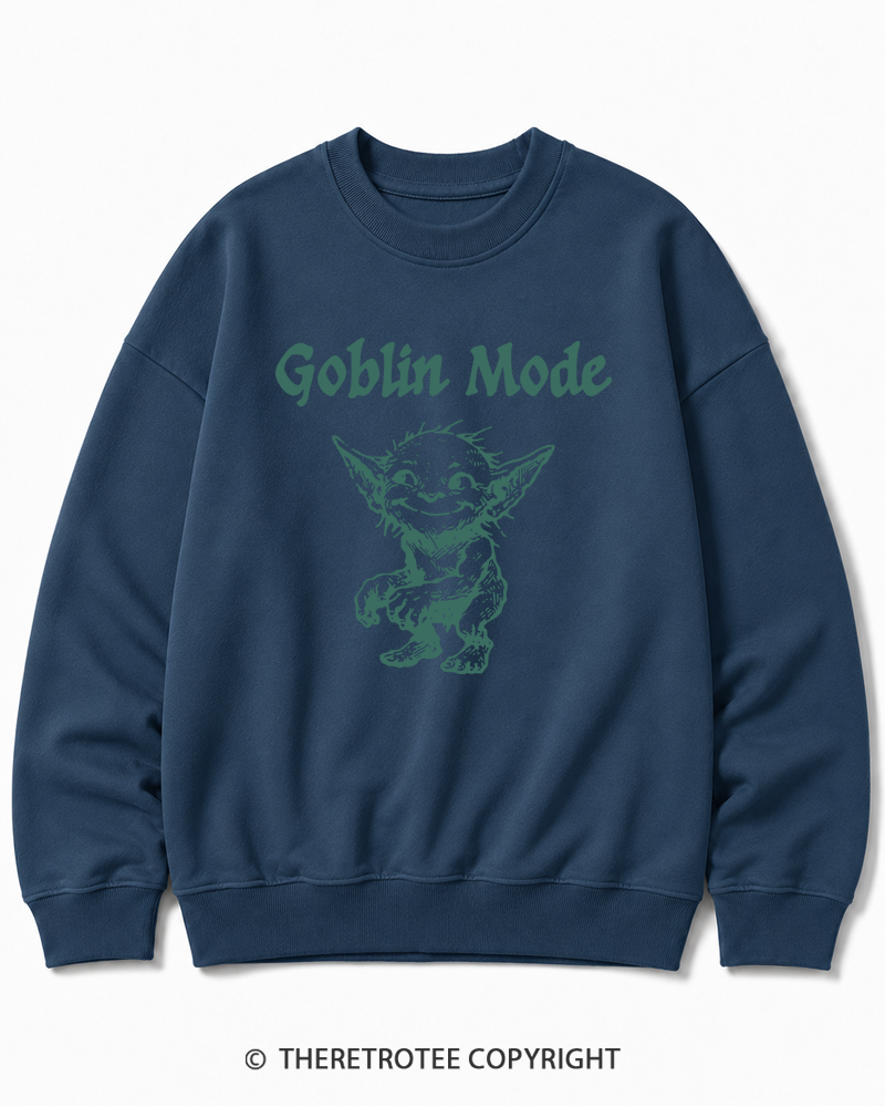 TheRetroTee Goblin Mode Cotton Sweatshirt