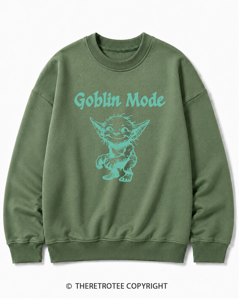 TheRetroTee Goblin Mode Cotton Sweatshirt