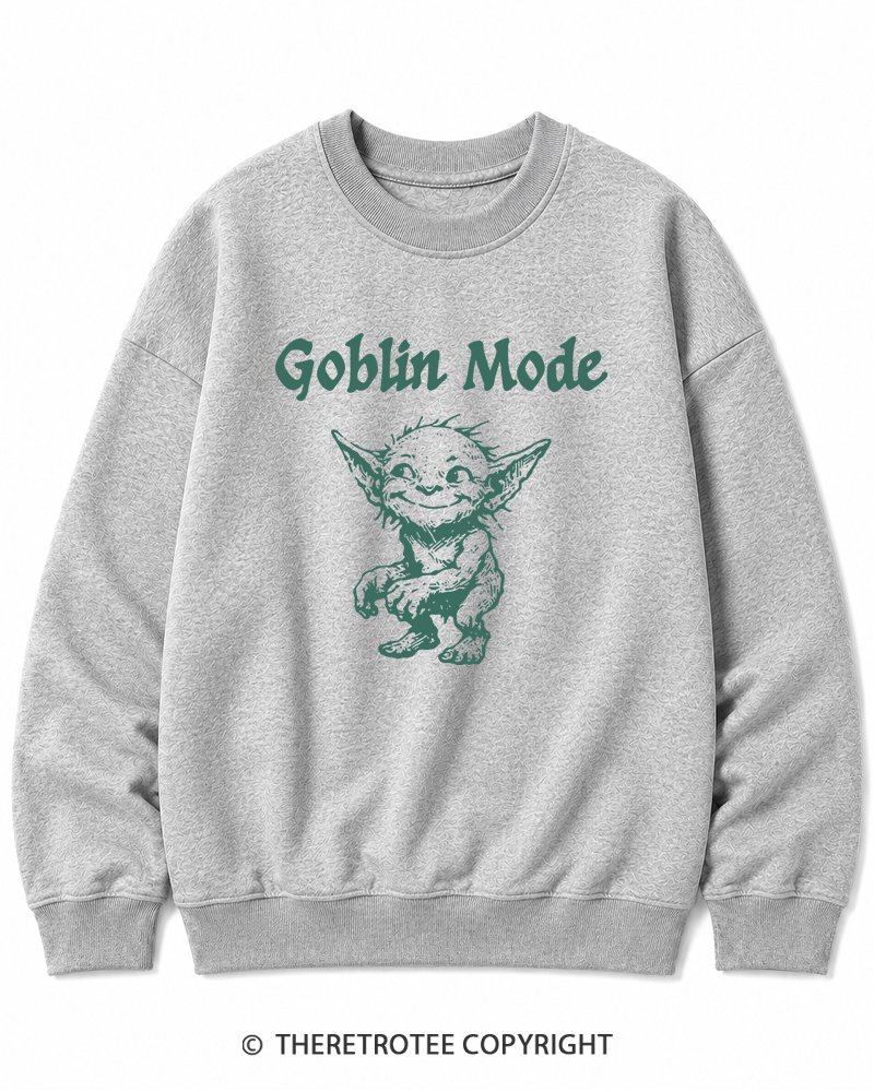 TheRetroTee Goblin Mode Cotton Sweatshirt