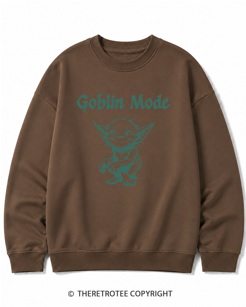 TheRetroTee Goblin Mode Cotton Sweatshirt