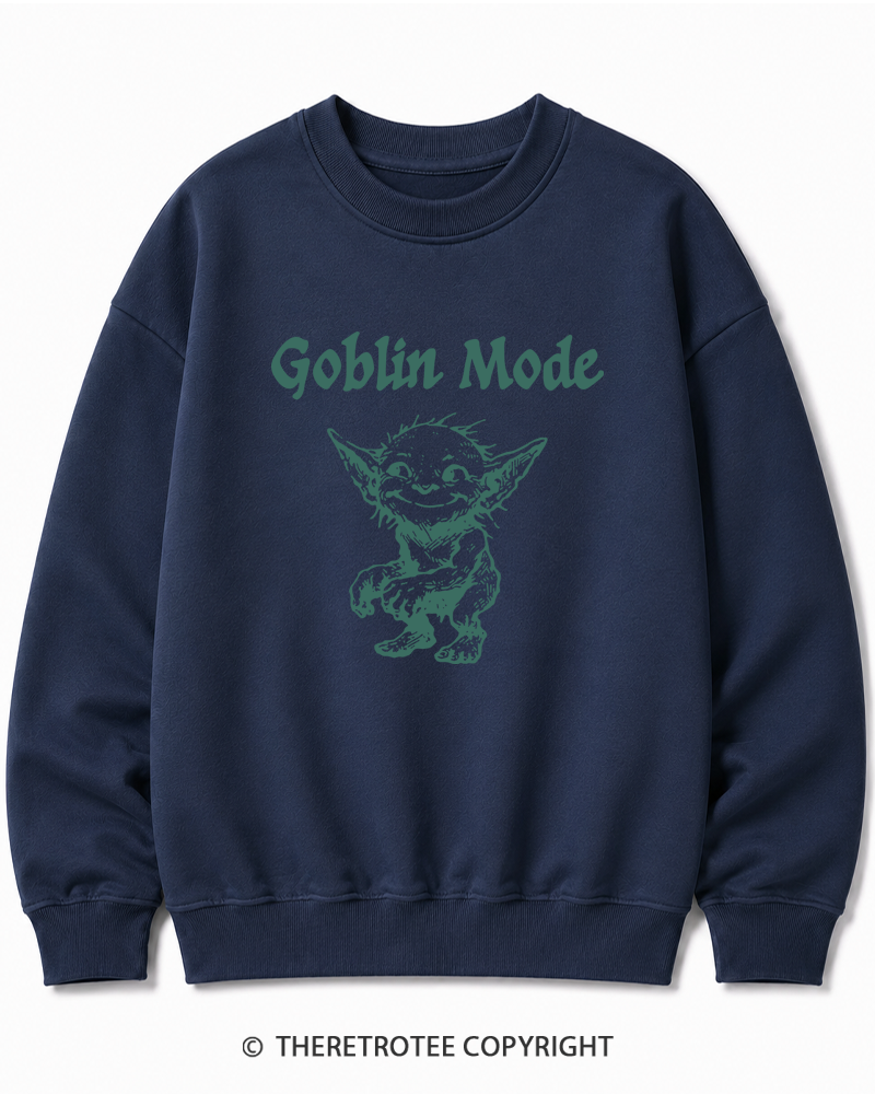 TheRetroTee Goblin Mode Cotton Sweatshirt