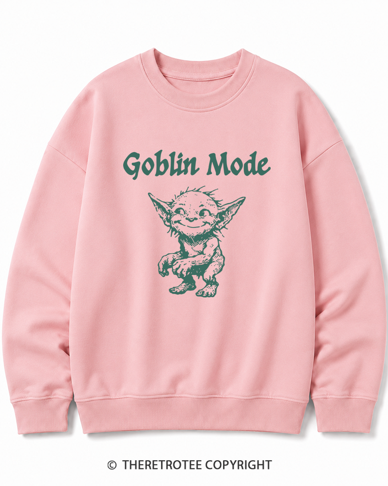 TheRetroTee Goblin Mode Cotton Sweatshirt
