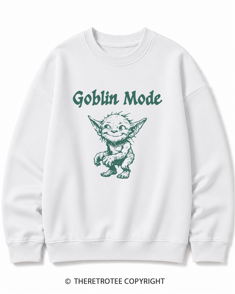 TheRetroTee Goblin Mode Cotton Sweatshirt